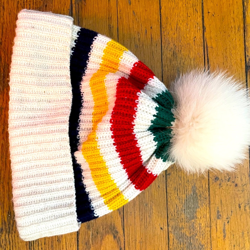Winter hat with real fur